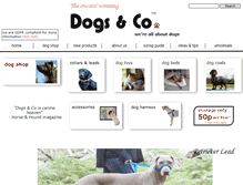 Tablet Screenshot of dogsandco.com